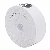 lyrlody Tennisschläger Kopfschutz Aufkleber Anti -Scratch -Klebeband für Schlägerrahmenschutz 5m PU Schutzmaterial Sicher Fit Einfach zu Auftragen Langlebig (White)