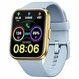 Smartwatch Herren Damen, 1,8' AMOLED-Display Smart Watch mit Telefonfunktion Alexa, Fitnessuhr mit Herzfrequenz Schlaf SpO2 Schrittzähler 110 Sportmodi IP68 Wasserdichte, Sportuhr für iOS Android