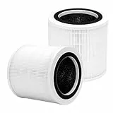 H7127 Ersatzfilter für Goveelife Mini Luftreiniger, 3-in-1 H13 HEPA Filter und Hocheffizienter Aktivkohle Luftfilter Ersatz (2 Stück)