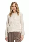 Betty Barclay Damen Blazer-Jacke mit Fransen 38, beige