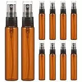 SOLUSTRE 10 Stück Sprühflasche 10ml Glas Spray Flaschen Mini Fein Nebel Spray Mini Feinnebel für ätherische Öle Aroma chemische Flüssigkeit