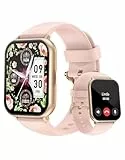 Smartwatch Damen mit Bluetooth Telefonfunktion,1.85'' HD Display Smart Watch,Fitnessuhr Damen IP68 Wasserdicht,Schrittzähler Uhr Damen110+ Sportmodi Pulsmesser Schlafmonitor kompatibel für iOS Android
