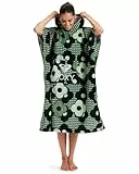 Roxy Strandponcho für Damen, bedruckt, Einheitsgröße, Schwarz