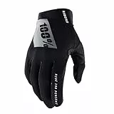 100% Ridefit Handschuhe, Erwachsene (Schwarz, Mittel)