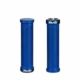 Funn Hilt JR Mountainbike-Lenkergriffe mit Einzelklemme, Fahrradlenker-Verriegelungsgriffe mit 19 mm Innendurchmesser, Kurze Fahrradgriffe für Jugendliche, Mädchen und Jungen (Blau)