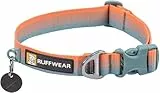 Ruffwear Front Range-Halsband, Hundehalsband mit V-Ring, längenverstellbares Haustier-Hundehalsband, bequemer weicher Stoff, Haustierhalsband mit Hundeleinen-Befestigungsring, Spring Fade 11'-14'
