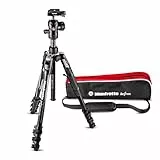 Manfrotto Befree Advanced Kamerastativ mit Hebelklemme, tragbares und kompaktes Reisestativ-Set mit Kugelkopf, Aluminiumstativ für DSLR- und spiegellose Kameras, Kamerazubehör