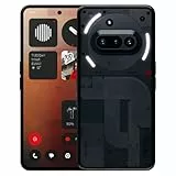 Nothing Phone (3a) 256 GB - Handy mit Essential Space, 50-MP-Hauptkamera, 32-MP-Frontkamera, 30-facher Ultra-Zoom, 12 GB RAM, Langer Akkulaufzeit und 6,77 Zoll Flexibles FHD+ AMOLED-Display - Schwarz