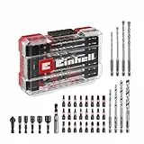 Original Einhell M-CASE 39-tlg. schlagfestes Zubehör-Set (25-mm-Bits, Metallbohrer, Universalbohrer, 60-mm-Bithalter, Steckschlüssel, Senker inkl. Aufbewahrungsbox)
