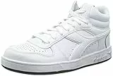 Diadora Unisex Magic Basket Demi Icona Gymnastikschuh, Weiß, 40.5 EU