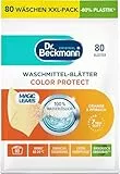 Dr. Beckmann Waschmittel-Blätter Color Protect Orange & Pfirsich | Wirkt ab 20 °C | 80 Blätter