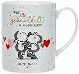Sheepworld XL-Tasse Motiv mit Knuddel | Becher aus Porzellan, Jumbo-Tasse, 60 cl, mit lustigem Spruch | Geschenk für den Freund, Freundin, Valentinstag, Geburtstag | 46685