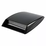 Auto Luftstrom Einlass Abdeckung, Fydun Universal Auto Dekorative Luftstrom Einlass Scoop Bonnet Vent Aufkleber Cover Hood (Schwarz)