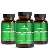 Vitabay R-Alpha Liponsäure 300mg - 360 Kapseln Hochdosiert und Vegan - Alpha Lipoic Acid mit hoher Bioverfügbarkeit, Laborgeprüft & hergestellt aus hochwertigen Rohstoffen