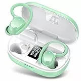 Bluetooth Kopfhörer Sport, Kopfhörer Kabellos Bluetooth 5.3 Sport In Ear Kopfhörer mit 4 HD Mic, 128 std Spielzeit, LED-Anzeige, ENC Lärmreduzierung, HiFi Stereo Ohrhörer für Arbeit und Studium