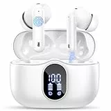 Kabellose Ohrhörer, Bluetooth 5.4 Kopfhörer In Ear mit 4 ENC Mikrofon, 2025 Wireless Ohrhörer Noise Cancelling Deep Bass, LED Display, Bluetooth Earbuds 36H Spielzeit, IP7 Wasserdichte Ohrstöpsel