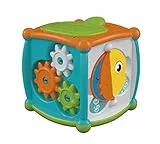 Clementoni 17672 Guck Aktivitäts-Würfel-Aktivitätsspielzeug Baby, Lernspielzeug Für Kinder Ab 10 Monate, Multicolour, Medio