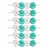 HERCHR 6 Stück Handgelenk Corsage Blume, Elfenbein Blumenarmband Hand, Brautjungfer Handgelenk Blume Künstliche Braut Mädchen Hand Blume Für Hochzeiten, Bankette, Jubiläumsdaten Usw (Grün)