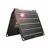 FlexSolar 10W Kleines Faltbar Solar Ladegerät mit 5V/2A USB-A Port,IP67 Wasserdicht ETFE Solar Ladegerät für iPhone, Android, Armbanduhr,Kamera und mehr