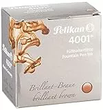 Pelikan Tintenglas Tinte 4001 Brillant-Braun 30 ml, 1 Glas