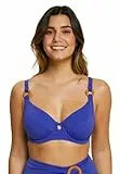 SANS COMPLEXE Damen Elevated Basics Hohen Badeanzug Mit Verstärkungen, Erhöht, Spectrum Blue, 80D EU