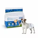Nobleza Hund Windeln Einweg Weiblich Welpen Training Windeln Super Absorbent Pet Wraps 24 Pack Taille 34-54 cm, XL