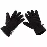 MFH 15403 Fleece-Handschuhe mit 3M™ Thinsulate™ Insulation (Schwarz/M)