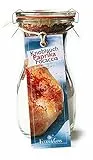 Backmischung im Weckglas für Knoblauch Paprika Focaccia Mini ( 250ml ) - Zutaten im Weckglas für die einfache Zubereitung – Gourmet Back-Mischung von Feuer & Glas