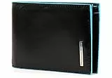 Piquadro Blue Square Münzbörse, 0.43 liters, Schwarz (Nero)