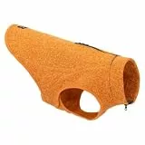 Kurgo Core Sweater - Hundepullover für kaltes Wetter - Gemütliche Strick-Fleece-Schicht - Verstellbarer Halsausschnitt - Reflektierende Akzente - Waschmaschinenfest - Heather Orange - M