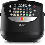 Balter Reiskocher, Multikocher mit 18 Programme, 4L Rice Cooker, Multicooker, Fuzzy-Logic, Dampfgarer & Slow Cooker, Warmhaltefunktion & Timer, inkl. Premium Topf, Zubehör & Rezeptbuch, klein
