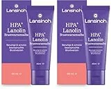 Lansinoh HPA Lanolin Brustwarzensalbe, 40 ml - beruhigt & schützt beanspruchte Brustwarzen - 100 % natürlich & klinisch getestet (Packung mit 2)