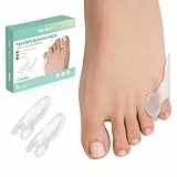 Welnove Zehentrenner - 8 Stück Pinky Zehenschutz, Bunion-Cushion mit Separator für Damen und Herren, Gel-Zehenspreizer zur Linderung von Fußschmerzen (Shield-Spacer)