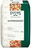 Fuchs Professional - Suppengewürz | Schonend getrocknetes Gemüse zum Würzen von Suppen und Eintöpfen | Profi-Qualität für Großverbraucher und Gastronomie | 400 g im recyclebaren Beutel