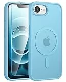 FNTCASE für iPhone 16e Hülle: iPhone 16E 2025 Handyhülle Magnet Matte Translucent Strukturierte Magnetische Slim Militärischer Fallschutz Robuste Strapazierfähige Schutzhülle
