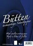 Rössler Papier 20221930 - Bütten - Doppelkarten DIN A6, weiß, 25 Stück