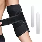flintronic Verstellbare Ellenbogen-Bandage mit Klettverschluss und Seitenstabilisatoren, Bandage Ellenbogen für Schmerzlinderung bei Tennisarm, Golferarm, Sehnenentzündungen, Männer & Frauen