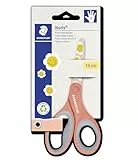 STAEDTLER Noris 965 Bastelschere, Kartonkarte mit 1 Schere, 4 Farben sortiert, 965 14P BK
