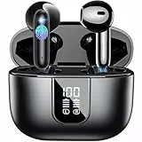 Bluetooth Kopfhörer, Kopfhörer Kabellos Bluetooth 5.4, In Ear Kopfhörer mit 6 Mic, ENC Noise Cancelling, Earbuds Tiefer Bass, Leicht/35 Std. /IP7 Wasserabweisend/LED-Anzeige, Ohrhörer für den Alltag