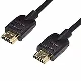 Amazon Basics Flexibles HDMI-Kabel, 0.3 m, Schwarz