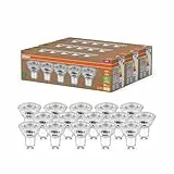 Osram Hocheffiziente LED Lampen mit Energieeffizienz Klasse A, Vorteilspack mit 15 Leuchtmittel, ersetzt herkömmliche 50W Reflektorlampen, warmweiß(2700K), E27, Glas