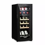 Klarstein Bovella 18 Duo+ Zweizonen-Weinkühlschrank 50l Fl. Glastür HEA-Bodega-18