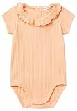 United Colors of Benetton Unisex Baby Body M/M 3f1aab00n Strampler für Jungen und Mädchen, Orange, 80