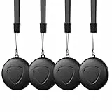 AIYATO Smart Tracker Tags 4-Pack - Air GPS Tracker Kompatibel mit Apple Wo ist? (iOS NUR),Wasserdichter Gegenstandssucher,Bluetooth-Schlüsselfinder für Geldbörse,Gepäck,Austauschbare Batterie