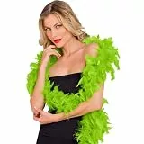 W WIDMANN MILANO Party Fashion - Federboa, Länge circa 180 cm, Feder-Schal, Accessoire, Kostüm, Karneval, Halloween