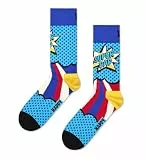 Happy Socks Super Dad Baumwolle Socken Herren Blau 41-46
