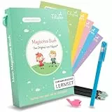 Filapen® Magische Vorschulhefte ab 4 Jahren – 5 Übungshefte + Stift (wiederverwendbar) – Schreiben & Rechnen lernen, Buchstaben & Zahlen üben – Für Linkshänder und Rechtshänder