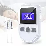 iKeener Einschlafhilfe Gerät für Schlaflosigkeit,Tragbares Schlaf hilfe instrument,mit USB Ladegerät Schnelles Einschlafen,Verbesserung leichten Schlafangst Depressionen Kopfschmerzmittel (Weiß)