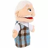 Toddmomy DIY Handpuppe Opa 1Pc Handpuppen Mit Beweglichem Mund Familienhandpuppe Plüschhandpuppe Für Kinder Geschichtenerzählen Rollenspiel (1) Bauchrednerpuppe Erwachsene Fingerpuppen