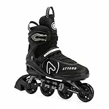 ATTABO Bricker Fitness Herren Rollschuhe - Bequeme und stabile Freizeit- und Trainingsrollschuhe mit Aluminiumschiene, 80 mm PU-Rollen, ABEC-7 Lager, TPR-Bremse, bis 100 kg.